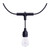 S11190 - 24 Foot LED String Light 12-S14 Lamps 7W RGB Tunable White 120V - Satco Starfish