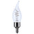 S11526R1 - 4W CA11 LED Flex Gray Coil Filament E12 Candelabra 2700K 350 Lumens Dimmable - Satco/Nuvo