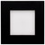 S11876R1 - 10W LED Direct Wire Downlight 4-Inch CCT Selectable Square Remote Driver Black - Satco Nuvo