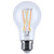 S12150 - 8W LED A19 Warm Dimming 3000K-2000K Medium E26 Base Clear - Satco/Nuvo