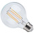 S12152 - 8W LED G25 Warm Dimming 3000K-2000K 800 Lumens E26 Medium Base Clear - Satco/Nuvo
