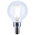 S12472 - 4W G16.5 LED Candelabra E12 Clear 3500K 350 Lumens - Satco/Nuvo