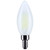 S12498 - 8W B11 LED Candelabra Candle Tip Frost 5000K 760 Lumens Dimmable - Satco/Nuvo