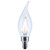 S12505 - 3W CA10 LED Candelabra E12 Clear 3000K 200 Lumens - Satco/Nuvo