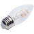 S12554 - 4W B11 LED Reminiscent Flex Gray Coil Filament E26 2700K 350 Lumens Dimmable - Satco/Nuvo