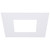 S13550 - 4-Inch Square Flat Goof Ring White Finish for Commercial Downlights - Satco/Nuvo