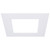 S13551 - 6-Inch Square Flat Goof Ring for Commercial Downlights White - Satco Nuvo