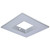 S21691 - 6-Inch Square Trim for LED Commercial Downlight with Integrated EM Driver Silver Finish - Satco/Nuvo