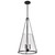 60-8257 - Valentine 3-Light 16in Large Pendant Black Finish Hammered Glass 180W Max - Satco/Nuvo
