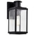60-8510 - Luca Small Outdoor Wall Lantern 13 Tall Sand Black Clear Beveled Glass - Satco Nuvo