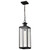60-8514 - Luca 1-Light Outdoor Hanging Pendant 100W Max Sand Black Clear Beveled Glass - Satco/Nuvo