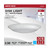 62-1815R1 - 9.8W 10 Inch LED Disk Light CCT Selectable 27K/3K/35K/4K/5K White Finish - Satco/Nuvo