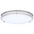 62-1877 - 17 Inch LED Flush Mount 25W CCT Selectable 2700K-5000K Brushed Nickel - Satco/Nuvo