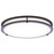 62-1977 - 17 Inch LED Flush Mount 25W CCT Selectable 2700K-5000K Black Finish - Satco/Nuvo