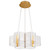 62-2403 - Kenzo LED 6-Light Chandelier 44W 3000K 3520 Lumens Dimmable - Satco/Nuvo