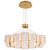 62-2404 - Kenzo LED 12 Light Chandelier 85W 3000K Polished Anodized Bronze - Satco/Nuvo