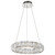 62-2441 - 15 Inch LED Pendant 27W Polished Nickel K9 Crystal - Satco/Nuvo