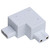 63-416 - L-Connector Left Angle White Finish - Satco/Nuvo