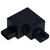 63-466 - L-Connector Left Angle Black Finish for CounterQUICK Slim - Satco/Nuvo
