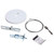 65-1194 - Suspension Kit Run Starter With Canopy for LED Linear System White Finish - Satco/Nuvo