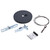 65-1195 - Suspension Kit Run Starter With Canopy for LED Linear System Black Finish - Satco/Nuvo