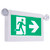 67-510 - Running Man Green Combo Exit Sign Emergency Light 120-347V 2HR Backup 3W 120LM 5700K - Satco/Nuvo