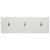 TP254 - Triple Monopoint Adapter Rectangular White Finish 120V 100W Max - Satco/Nuvo
