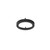 NELO-4RB - 4" Decorative Metal Ring Black Finish for NELO-4RTWMPW - Nora Lighting