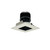 NIO-4SNDSQCDXBW/HL - 4" Iolite LED Square Reflector Comfort Dim 1500-2500lm Black/White - Nora Lighting