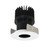NIOB-2RPHCDXBMPW/HL - 2" Iolite LED Round Pinhole Comfort Dim 1500-2500lm Black Pinhole Matte Powder White Flange - Nora Lighting