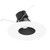 NPR-56RSLA35XBMPW - 5/6" Pearl LED Round Adjustable Slot Retrofit 950lm 12W 3500K Black Reflector Matte Powder White Flange - Nora Lighting