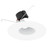 NPRLV-56RSLA40XMPW - 5/6in Low Voltage LED Round Adjustable Slot Retrofit 1050lm 11W 4000K Matte Powder White - Nora Lighting