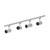 NTLE-865927SW/4H - 4-ft Track Pack 4x MAX 2450lm 2700K Spot Optic LED Track Heads White - Nora Lighting