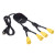 4921 - 5 Outlet Power Squid 4 ft Cord 15A Black - Southwire