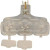 99108800 - 1-3 Outlet Adapter 90 Degree 15 Amp Clear - Southwire