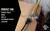 2814 - 12/3 SJTW 2ft Right Angle GFCI Triple Tap Power Block with LED Light - Southwire Yellow Jacket