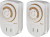 50006WD - Indoor 24-Hour Mechanical Outlet Timer 30-Minute Intervals 2-Pack - Woods by Southwire