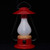 K80121 - Bonfire Cordless LED Outdoor Table Lamp with Dimmer, Built-in Rechargeable Battery, 3-Level Brightness with Power Bank, Red - Bulbrite