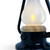 K80120 - Bonfire Cordless LED Outdoor Table Lamp with Dimmer, Built-in Rechargeable Battery, 3-Level Brightness with Power Bank, Black - Bulbrite