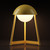 K70103 - HELMET Rechargeable Cordless LED Table Lamp, 3-Levels Brightness Touch Sensor Control, Citrone - Bulbrite