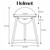 K70103 - HELMET Rechargeable Cordless LED Table Lamp, 3-Levels Brightness Touch Sensor Control, Citrone - Bulbrite