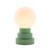 GLOBE Rechargeable Cordless LED Table Lamp, 3-Levels Brightness Touch Sensor Control, Moss