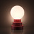 K70201 - GLOBE Rechargeable Cordless LED Table Lamp, 3-Levels Brightness Touch Sensor Control, Oxblood - Bulbrite