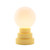 K70203 - GLOBE Rechargeable Cordless LED Table Lamp, 3-Levels Brightness Touch Sensor Control, Citrone - Bulbrite