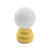K70203 - GLOBE Rechargeable Cordless LED Table Lamp, 3-Levels Brightness Touch Sensor Control, Citrone - Bulbrite