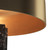 K70501 - FLUTED COLUMN Rechargeable Cordless LED Table Lamp, 3-Levels Brightness Touch Sensor Control, Black Marble / Brushed Brass - Bulbrite