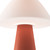 MUSHROOM Rechargeable Cordless LED Table Lamp, 3-Levels Brightness Touch Sensor Control, Terracotta