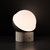 ORB Rechargeable Cordless LED Table Lamp, 3-Levels Brightness Touch Sensor Control, Travertine / Chocolate Bronze