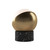 K70701 - ORB Rechargeable Cordless LED Table Lamp, 3-Levels Brightness Touch Sensor Control, Black Marble / Brushed Brass - Bulbrite