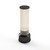 K70402 - CANDLESTICK Rechargeable Cordless LED Table Lamp, 3-Levels Brightness Touch Sensor Control, Graphite - Bulbrite
